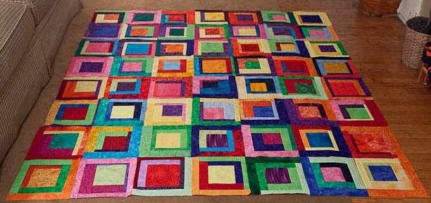 My color block quilt