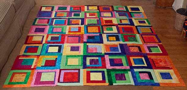 My color block quilt
